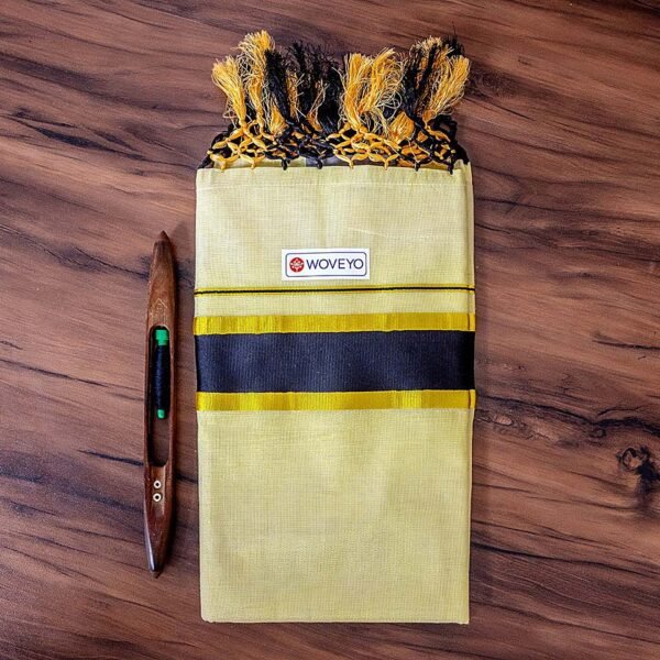 Kerala Tissue Saree with Tassels