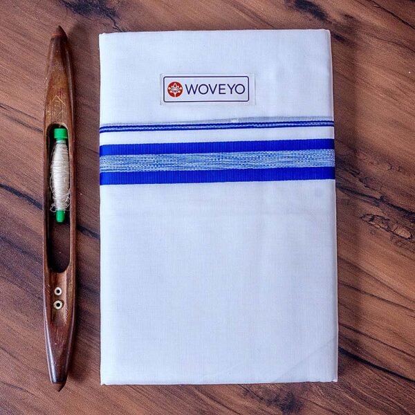 Colour Zari Kerala Bleached Dhoti