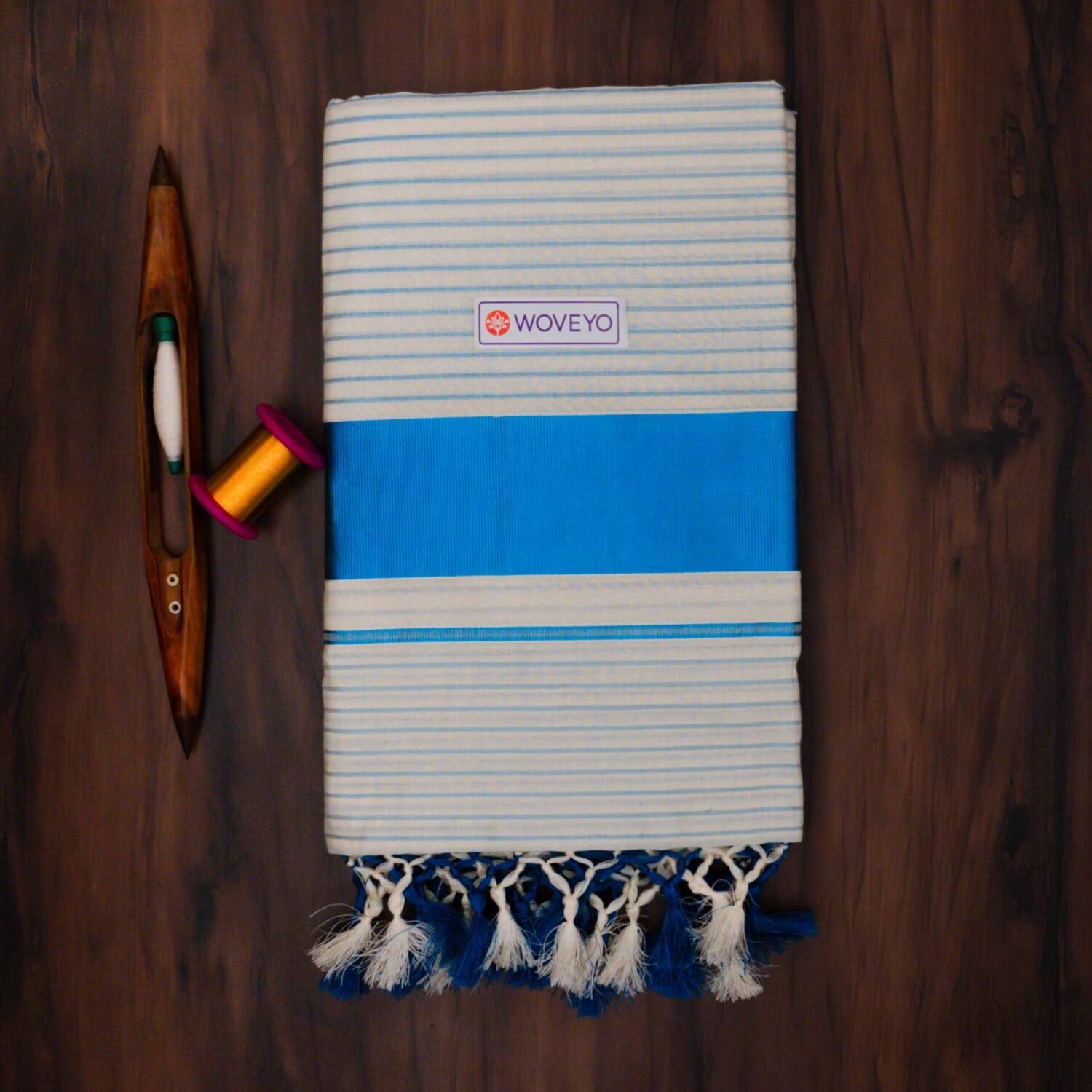 Premium Silver Zari Kerala Tissue Saree with Stripes